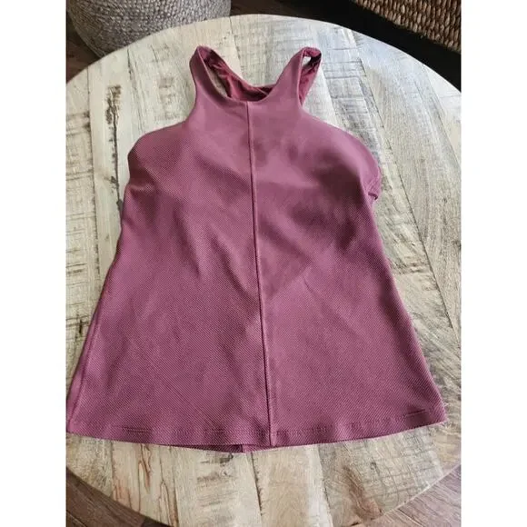 Athleta Intensity Support Top in SuperSonic Russet Brown Size M Athlesure - Picture 2 of 5